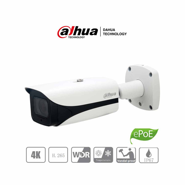DAHUA IPC-HFW5831EN-ZE - Cámara IP Bullet 4K Resolución de 8 MP/ Lente Mot. 2.7 a 12mm