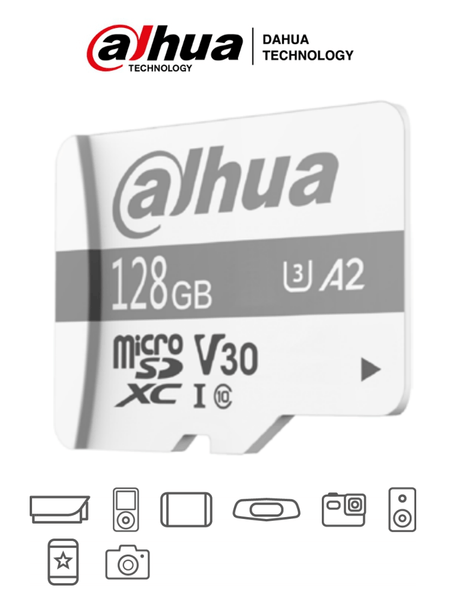 DAHUA TF-P100/128 GB - Dahua Memoria Micro SD de 128 GB (1013001)