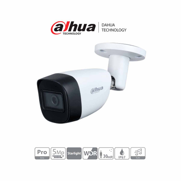 Dahua HAC-HFW2501CM-A - Cámara Ballet de 5 megapíxeles/ Serie Pro/ Lente 3.6mm 