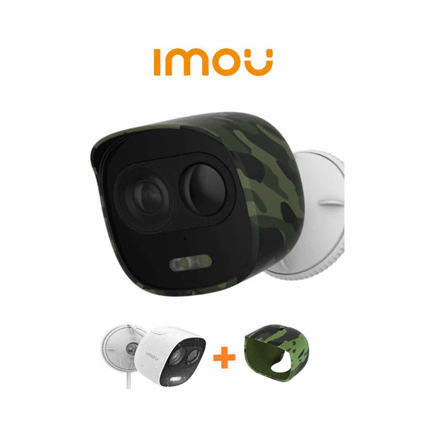 IMOU LOOCPAK - Camara IP Bullet Wifi de 2 Megapixeles/ Paquete con Funda de Silicon