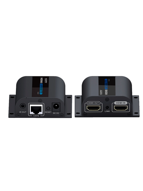 SAXXON LKV372PRO- Kit extensor de video HDMI/ 1080p/Cat6 / 6A Cobre / Hasta 50 metros/ Loop HDMI en transmisor/ Transmisor IR/ Plug and play
