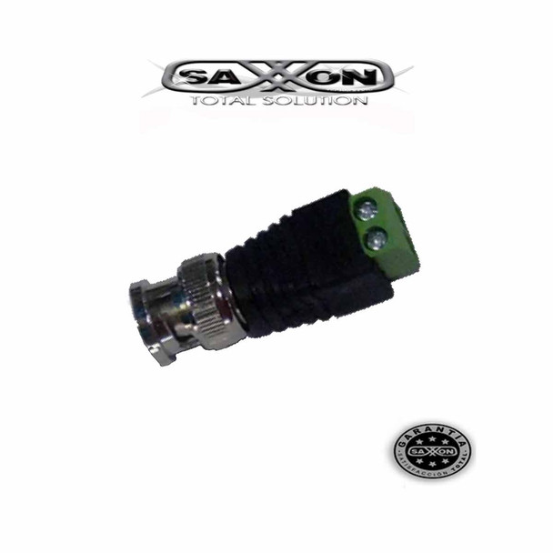 SAXXON PSUBR14 - Bolsa de 10 conectores BNC macho con terminales tipo tornillo