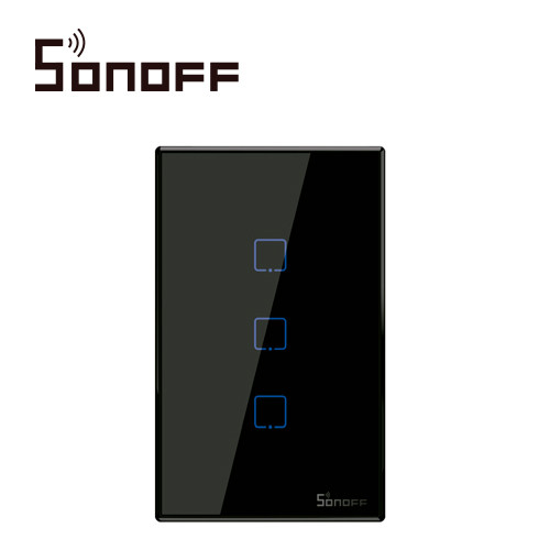 SONOFF T3US3C APAGADOR PARED TOUCH 3CH 