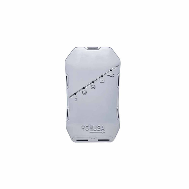 YONUSA SYSNGHS Energizador de nueva generación para solución de cerco eléctrico. Cubre 500 metros lineales o 100 metros en 5 lineas. Incluye control remoto
