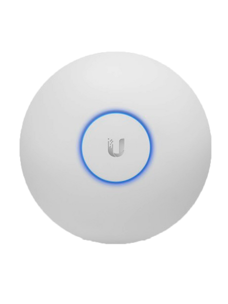 UBIQUITI UAP-AC-LR - Access Point Inalámbrico de largo alcance UniFi AC / Doble Banda 802.11ac / Interior / MIMO 2x2 / 24 dBm / Hasta 1317 Mbps / Incluye Inyector PoE
