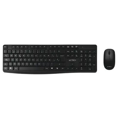 ACTECK AC-931755 Combo 2 en 1 Inalámbrico teclado y mouse | Creator MK440 | Negro