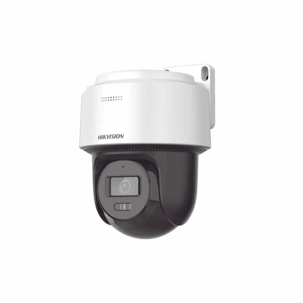 HIKVISION DS-2DE2C400MWG-E [FlexVu] Domo PT IP 4 Megapíxel / Lente 4 mm / Dual Light (30 mts IR + 30 mts Luz Blanca) / Autoseguimiento en Humanos / PoE / IP66 / Micrófono y Bocina Integrado (Audio de Dos Vías)