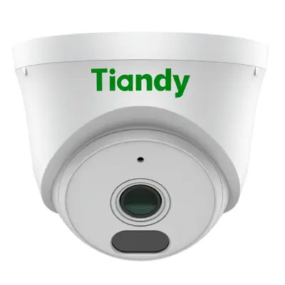 TIANDY TC-C320N SPEC:I3/E/Y/2.8MM/V2.0 2MP AK CAMARA TORRE IP - DOMO - LENTE FIJO - 2.8MM - IR 30M - CARCASA POLICARBONATO - MICROFONO - POE - INTERIOR - AUDIO.
