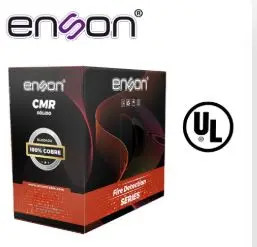 ENSON EPRO-5220 CABLE PARA DETECCION DE INCENDIO, FORRO PVC ROJO CMR RISER-FPLR 2C/16AWG, COBRE, CONDUCTOR SOLIDO, CERTIFICACION UL 305 METROS 