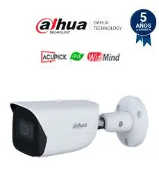 DAHUA DH-IPC-HFW5541EP-ASE-0280B-S3 - Cámara Bullet de 5 MP/ WizMind/ Lente 2.8/ LED IR de 50 m/ metadatos de video/ E&S de alarma y audio/ Ranura para micro SD/ MIC incorporado/Protección Perimetral/ Conteo de Personas/ ePoE/ IP67/ SMD 3.0