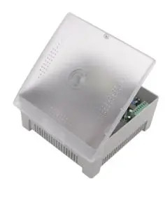 EPCOM PS12DC4PBK Fuente de Alimentacion con Gabinete de 4 Salidas de 11 - 15 Vcc - 5 Amper - Soporta Batería de Respaldo / Voltaje de Entrada: 96 - 264 Vca / Soporta Protección contra Sobrecorriente de Salida, Protección contra Cortocircuito