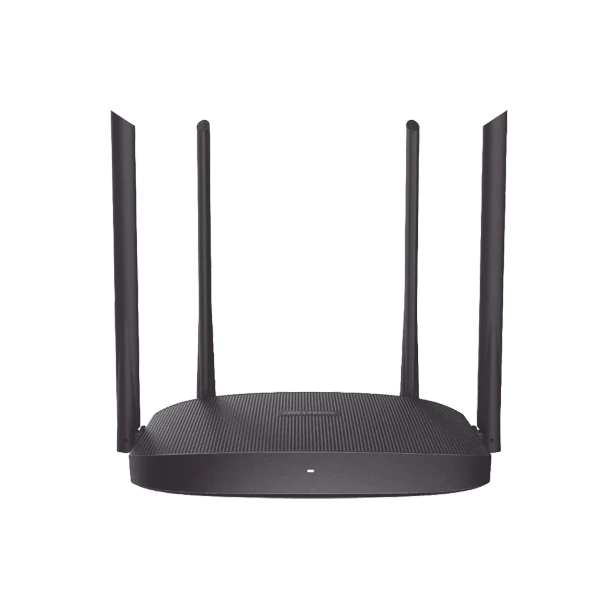 HIKVISION DS-3WR12C Router Inalámbrico WISP / Hasta 1200 Mbps / Doble Banda AC (2.4 GHz y 5 GHz) / 4 Puertos 10/100 Mbps / 4 Antenas Omnidireccional de 5 dBi / Interior