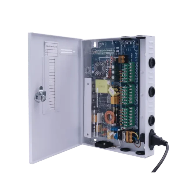 EPCOM XP18DC20HD Fuente PREMIUM / 11-15 V / 18 canales / 20 A / Alta tecnología en seguridad / Doble ventilador / Hasta 1.8 Amperes por Salida / Filtro de ruido por canal / Diseño de alta gama.