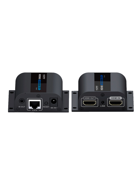 SAXXON LKV372PRO- Kit extensor de video HDMI/ 1080p/Cat6 / 6A Cobre / Hasta 50 metros/ Loop HDMI en transmisor/ Transmisor IR/ Plug and play