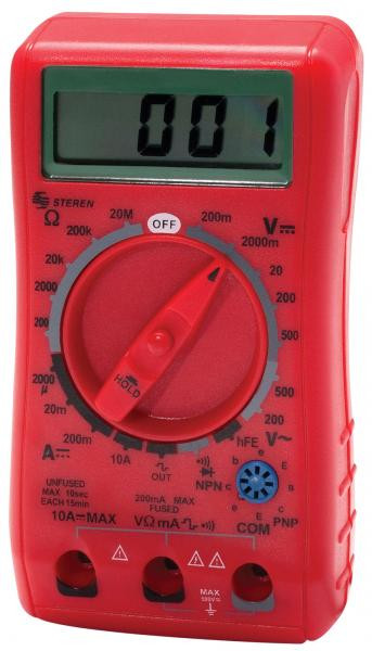 STEREN MUL-052 MULTIMETRO DIGITAL ECONOMICO CON FUNCION HOLD