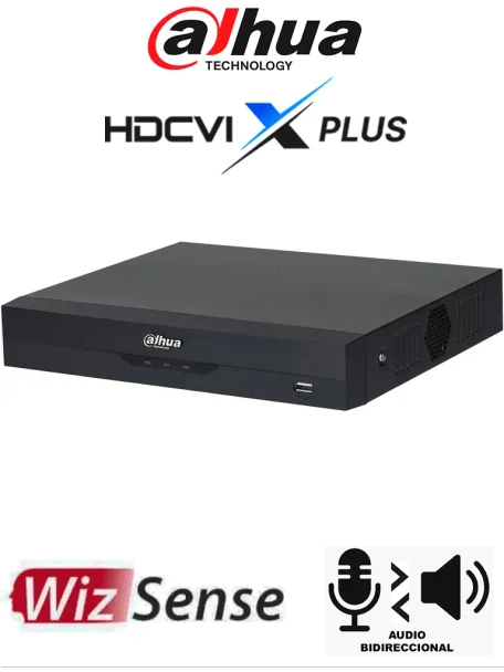 DAHUA DH-XVR5108HS-4KL-I3/T - DVR 4K de 8 Canales WizSense/ HDCVI X PLUS/ Audio Bidireccional/ Acupick/ SMD Plus/ H.265+/ Protección Perimetral y Reconocimiento Facial/ Compatible Dolink Care