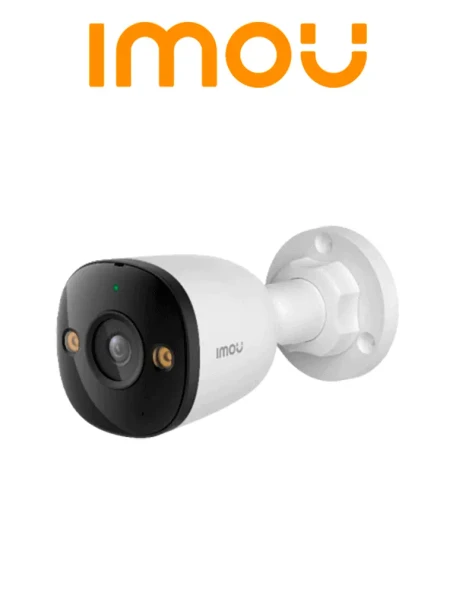 IMOU PS3D - 5MP Camara Bala - 5MP - PoE - IP67 - H - 265 - Smart Color (Color 24 - 7) - Deteccion de Humanos y Vehiculos - Microfono - Soporta Micro SD 512GB - AOR MODE - ONVIF #Poe