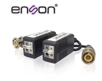 ENSON ENS-VT100 TRANSCEPTORES HD 2MP  AHD/TVI/CVI PUSH-IN CON CONECTOR, AISLADOR DE RUIDO Y PROTECTOR DE VOLTAJE. CONECTOR 100% COBRE