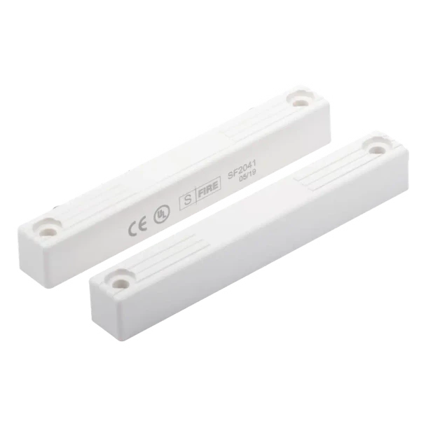 S-FIRE SF-2041 / Contacto Magnético Delgado / GAP 70 mm / 12 VCC / NC / Puertas y Ventanas  