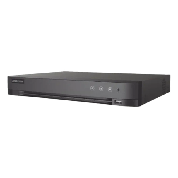 HIKVISION IDS-7204HQHI-M1/XT DVR 4 Canales TURBOHD + 2 Canales IP / 5 Megapixel Lite - 3K Lite / Audio de Dos Vías por Coaxitron / Reconocimiento Facial / ACUSENSE (Evista falsas alarmas) / 1 Bahía de Disco Duro / Salida de Video en Full HD