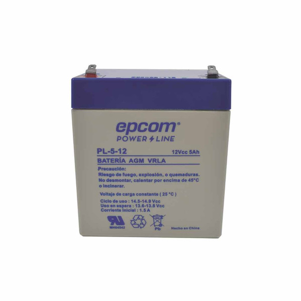 EPCOM PL512 Bateria de Respaldo 12V 5Ah