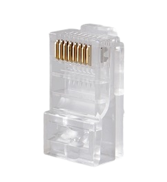 LinkedPro TC-6 Plug Conector RJ45 para cable UTP categoría 6/ Sin blindaje/ Ideal para interiores/ Fácil instalación y conexión confiable