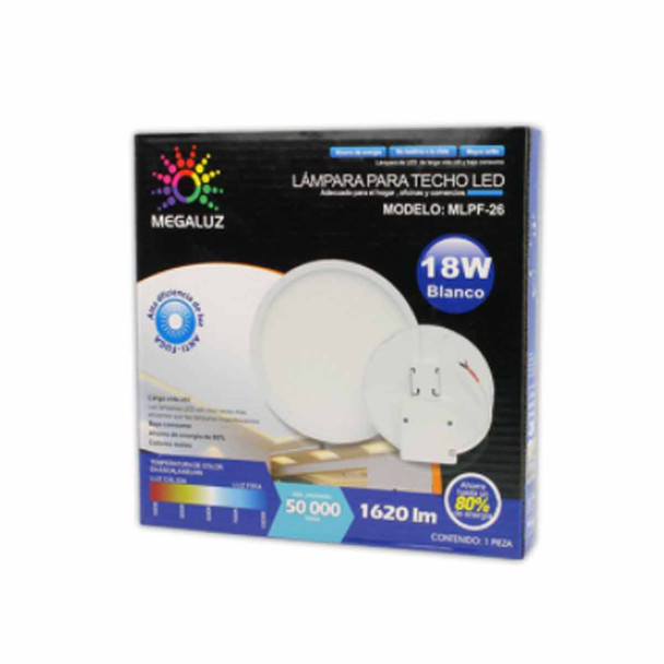 MEGALUZ S31W18 LUMINARIA LED 18W PLAFON
