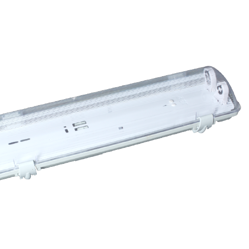 QOP Q10-50 GABIENTE PARA TUBO LED 2XT8, Material: Plástico, metal Interfaz: Cables Grado de protección: IP65 Dimensiones: 1262x100x78 mm.Potencia: 40 W (MAX) Vida Útil: 30,000 hrs.