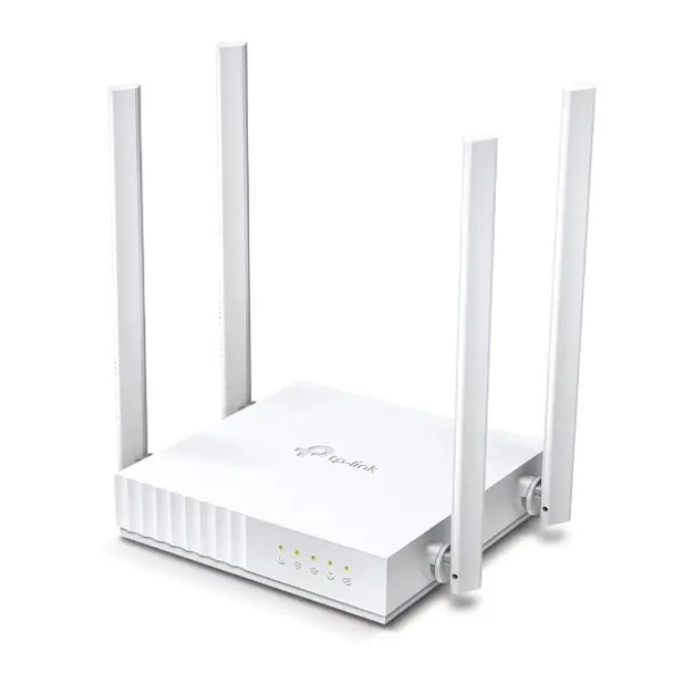 TP-LINK ARCHERC24 Router Inalámbrico AC750 doble banda AC, 2.4 GHz y 5 GHz Hasta 733 Mbps/ 3 Modos en 1 / 4 Puertos LAN 10/100 Mbps / 1 Puerto WAN 10/100 Mbps.