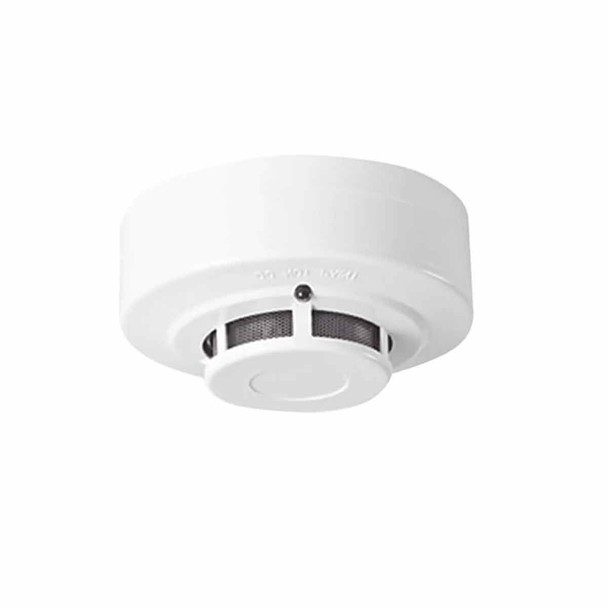 S-FIRE SF-119-412 Detector de Humo Fotoeléctrico, conexión a 4 hilos/ Voltaje de operación 12 VCC/ Consumo 80 mA en alarma Malla metálica protectora de polvo