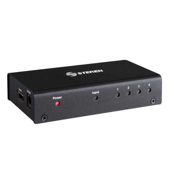 STEREN BOS-404 SPLITTER HDMI 4K 4 SALIDAS, comparte la señal digital, con este splitter HDMI* podrás enviar audio y video ultra HD (2K o 4K) y 3D a 4 pantallas diferentes al mismo tiempo sin ningún tipo de pérdida de calidad en la transmisión. 