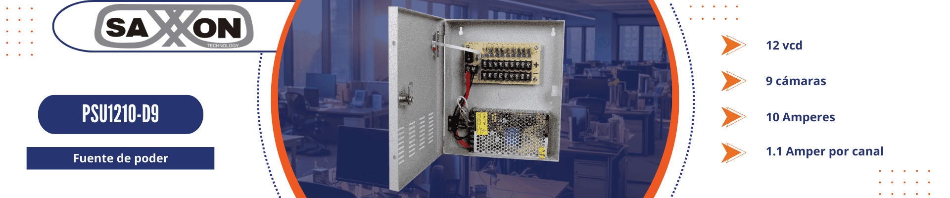 Fuente CCTV 8 Camaras