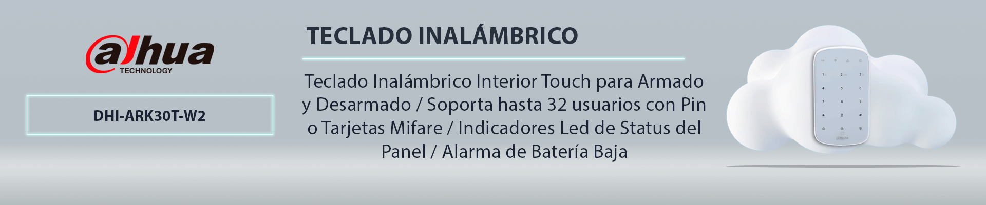 Panel Teclados Alarma