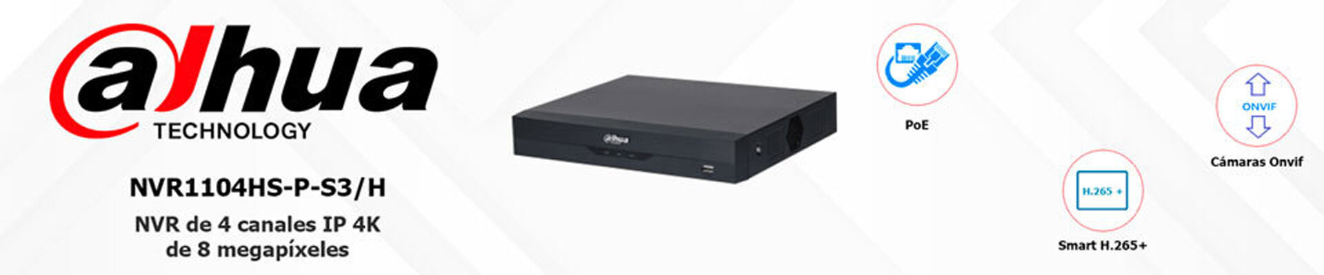 Grabador 4 Canales (NVR)