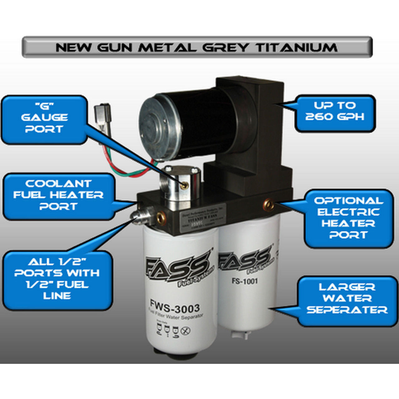 FASS Titanium Series Lift Pump For Duramax Power Driven, 56% OFF