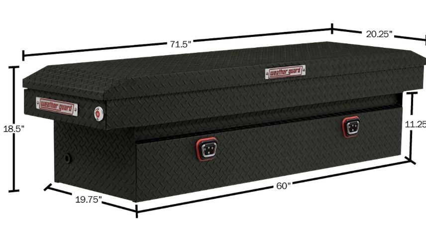 Weather Guard Textured Black Crossover Tool Box