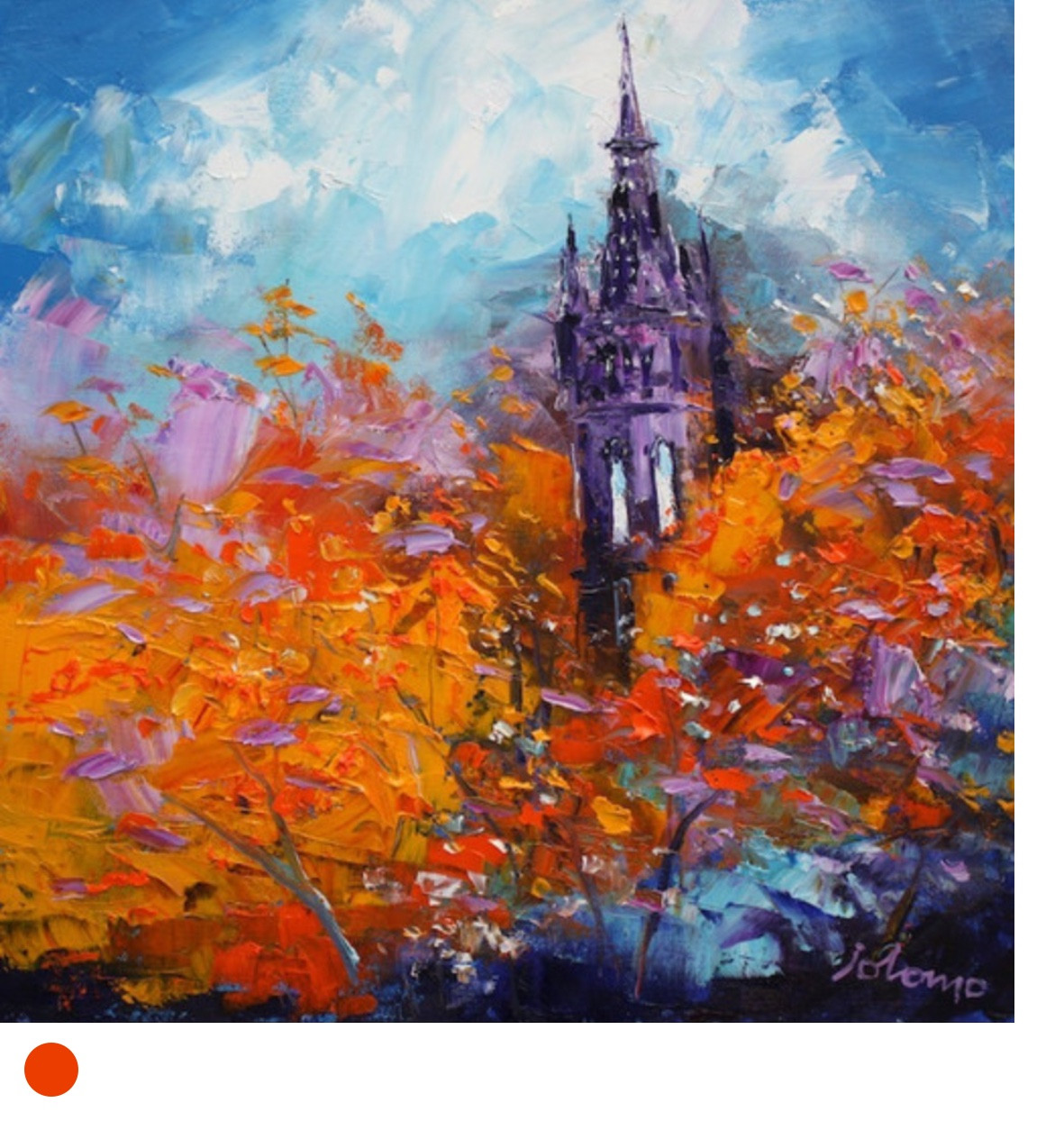 The Glasgow Uni Spire by Jolomo SOLD The Glasgow Gallery