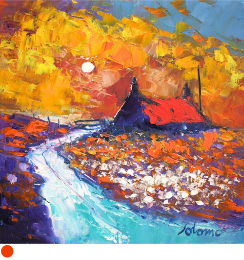 Sunset Isle of Barra by Jolomo SOLD