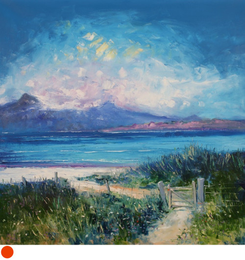 Through The Gate to Traigh Bhan Iona by Jolomo SOLD