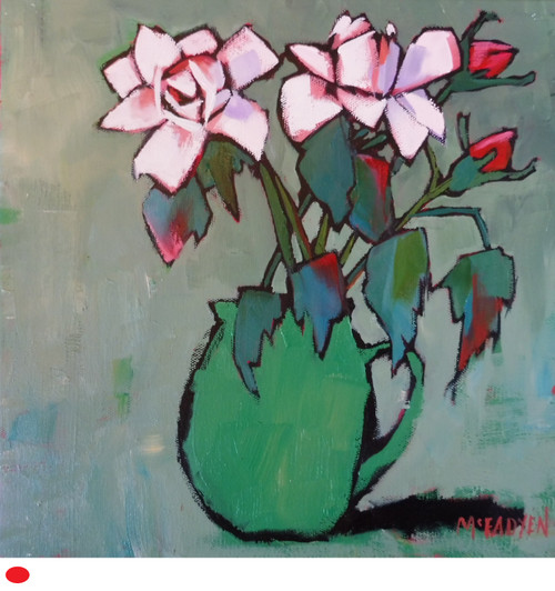 Candy Pink Roses by Lex McFadyen SOLD