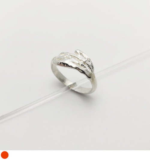 Char Silver Ring 025 by Iona Lundie SOLD