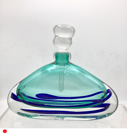 Musical Bottle in Blues by Jane Charles SOLD