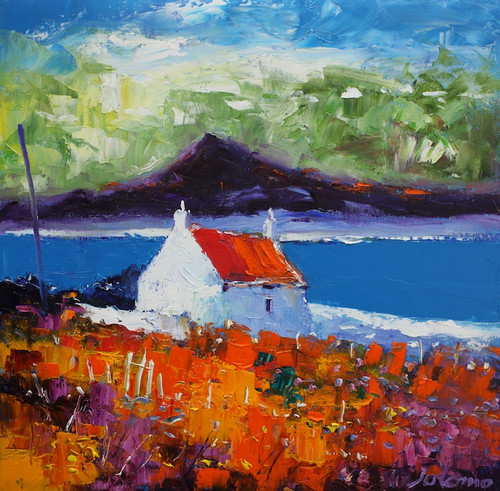Autumn Bracken Isle Of Iona  by Jolomo SOLD
