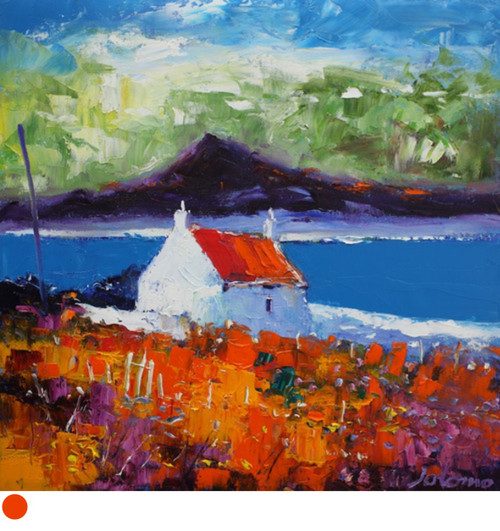 Autumn Bracken Isle Of Iona  by Jolomo SOLD