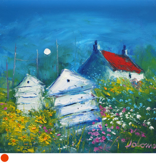 Beehives Among The Flowers  by Jolomo SOLD
