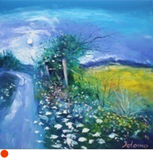 Wild Flowers And Hedgerow Isle Of Arran by Jolomo SOLD
