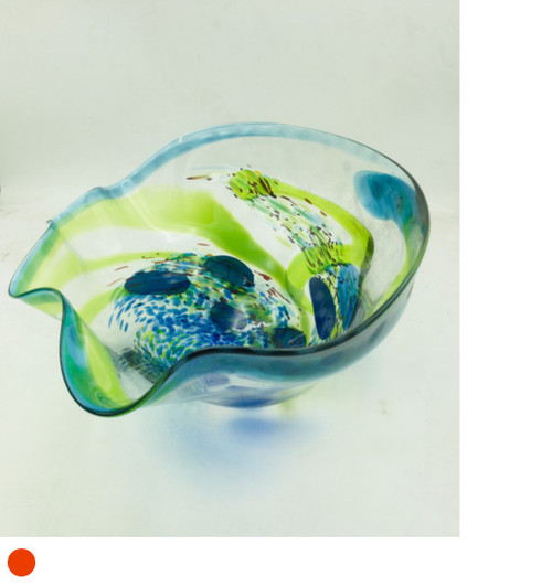 Shellform Blue & Green by Jane Charles SOLD