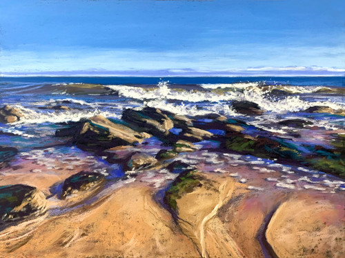 Rockpools at Kingsbarns  by Lynn Howarth SOLD