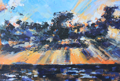 Tuscan Sunset by David Marshall SOLD