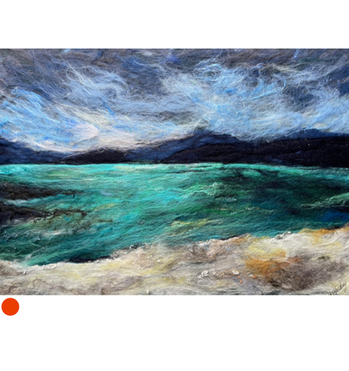 Towards Luskentyre from Seilebost by Moy Mackay SOLD